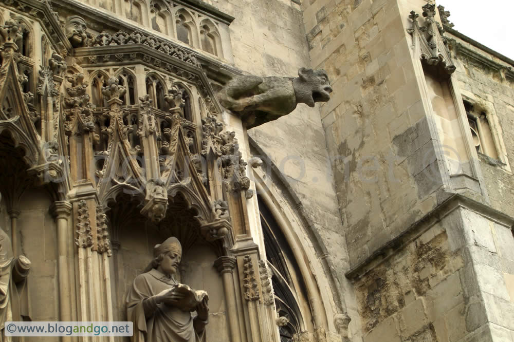 Chimera above the main entrance